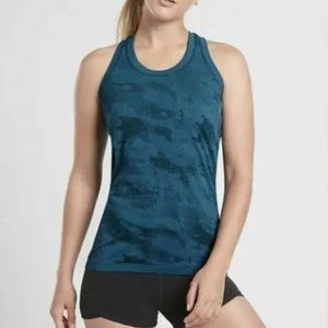 Athleta momentum tank borealis green camo print